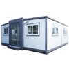 Portable Prefabricated Tiny Home 13x20ft, Mobile Expandable Plastic Prefab House for Hotel, Booth, Office, Guard House, Shop, Villa, Warehouse, Workshop (with Restroom) ? Premium & Durable Design