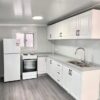 SAA Gray Modern House, 19 x 20 FT, 2 Rooms, 1 Bathroom & 1 Kitchen, Alloy Steel, Foldable Outbuilding ? Light Blue Gray ? Premium & Durable Design - Image 5