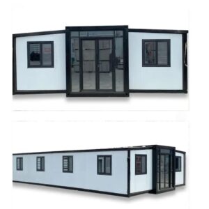 40FT Tiny House to Live in,SAA Portable Prefab House with 3 Bedroom 1 Full Equipped Bathroom and Kitchen,Foldable Mobile Home with Steel Frame,Prefabricated Expandable Container House for Adult Living ? Premium & Durable Design