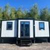 20/40FT Tiny House to Live in,Portable Prefab House with 3 Bedroom,1 Full Equiped Bathroom and Kitchen, 2 Story Prefabricated Container House for Adults ? Premium & Durable Design