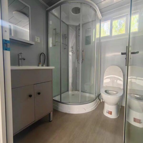 20/40FT Tiny House to Live in,Portable Wooden Prefab House with 2 Bedroom,1 Full Equiped Bathroom and Kitchen, Prefabricated Container House for Adults,Foldable Mobile Home ? Premium & Durable Design - Image 5