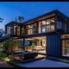 Quick.Simple.Easy SEQ Fully Equipped Double Story 2 bedrooms prefab Expandable Container House 40ft Luxury Home Stairs Included ? Premium & Durable Design