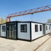 40FT Tiny House to Live in,Portable Prefab House with 3 Bedroom,1 Full Equiped Bathroom and Kitchen,Prefabricated Container House for Adults,Foldable Mobile Home ? Premium & Durable Design