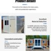 Modular Prefabricated Container Home - Customizable Tiny Home with Bathroom, Kitchen, Living Room & Bedroom - Mobile Home Solution for Adults - Ideal Tiny Homes to Live in - Image 5