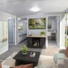 Tiny Homes for Sale Prefab, 20Ft&40Ft Expandable Container House Prefab Tiny Homes with 2 Bedrooms, 1 Fully Equipped Bathroom and Kitchen, 1 Living Room, Mobile Modular House ? Premium & Durable Design - Image 5