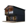 Double-Storey barn Homes 2024 Folding prefab House Expandable Tiny Home for Adults, Portable prefab House with bedrooms, Bathroom, Kitchen | Modular Container Tiny Steel Home Brown Color (40 FT) ? Premium & Durable Design - Image 5