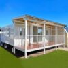 Portable Prefabricated Tiny Home 13x20ft, Mobile Expandable Plastic Prefab House for Hotel, Booth, Office, Guard House, Shop, Villa, Warehouse, Workshop (with Restroom) for Families & Remote Workers ? Premium & Durable Design - Image 4
