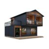 Double-Storey barn Homes 2024 Folding prefab House Expandable Tiny Home for Adults, Portable prefab House with bedrooms, Bathroom, Kitchen | Modular Container Tiny Steel Home Brown Color (40 FT) ? Premium & Durable Design - Image 3