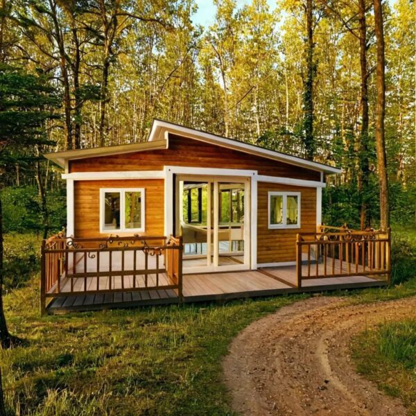 Prefab Tiny Home Modern Design Luxury Villa Houses Modern Extendable Container House with 2 Bedroom Tiny House 1 Kitchen Folding Boxable House to Live in ? Premium & Durable Design